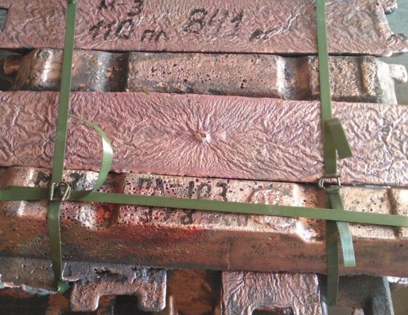 Чушка бронзовая литая БрОЦС3-17-5 ГОСТ 614-97 фото