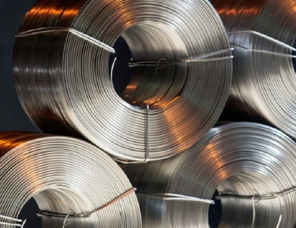 Катанка алюминиевая литая полутвердая А5Е АКЛП-ПТ-5Е 9 мм ГОСТ 13843-2019 фото