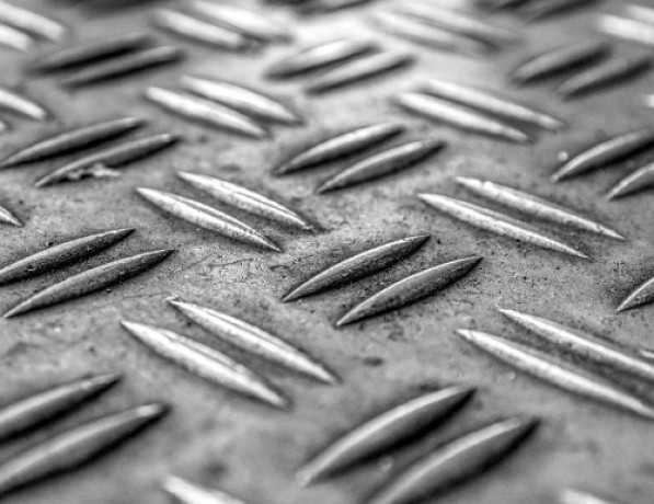 Лист нержавеющий рифленый г/к дуэт ЭП53 2,5 мм фото