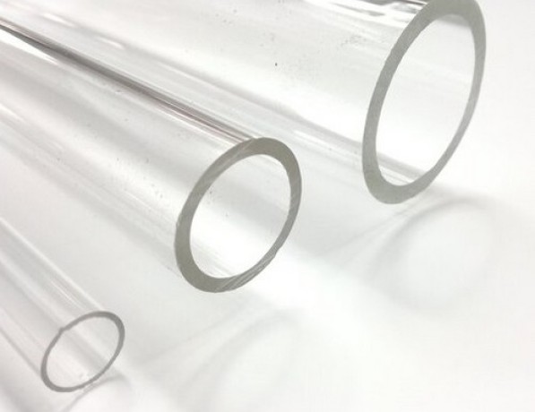 Оргстекло труба круглая экструзионная прозрачная блестящая PLEXIGLAS XT 2х8х4х2000 мм фото