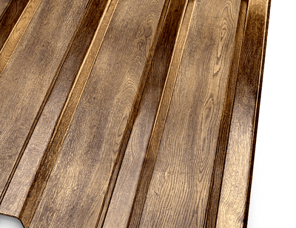 Профнастил стальной стеновой односторонний плоский гладкий коричнево-красный С10 0,4х10х1100х1160 мм ТУ 26.61.12-005-21469636-2019 фото