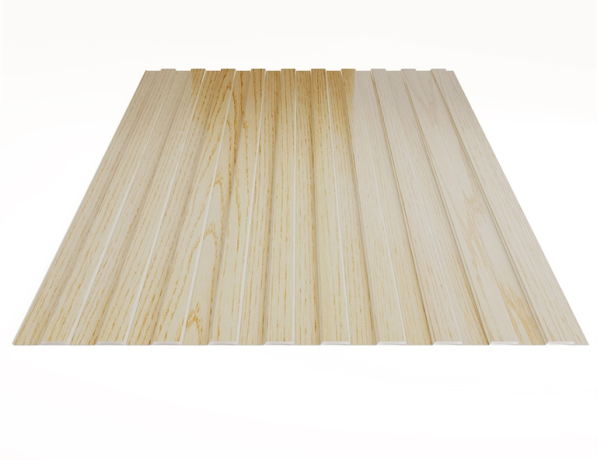 Профнастил стальной стеновой односторонний плоский гладкий цинково-желтый С8 0,5х8х1150х1200 мм ТУ 1122-079-02494680-01 фото