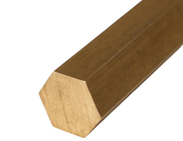 Шестигранник бронзовый х/д БрКМцЗ-1 9 мм ГОСТ 1628-2019 фото